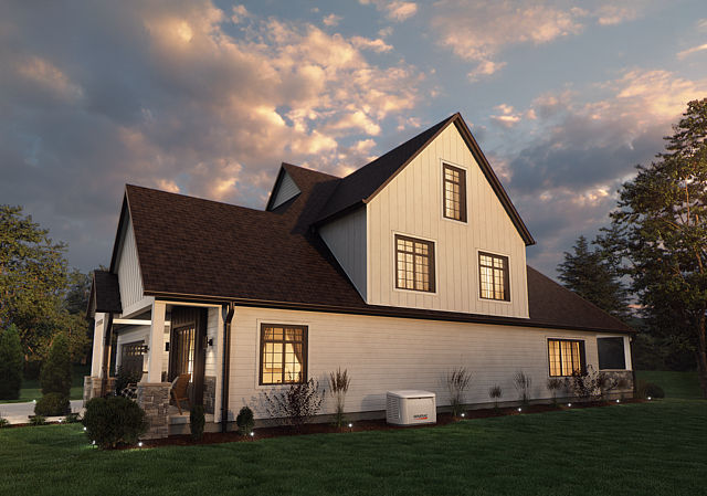 Modern Central Florida home representing residential electrical services