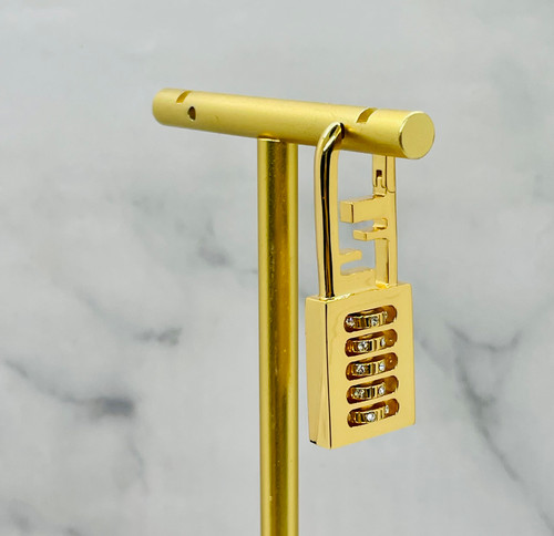 FENDI FF O'Lock Mono Single Statement Earring - Pre owned | The
