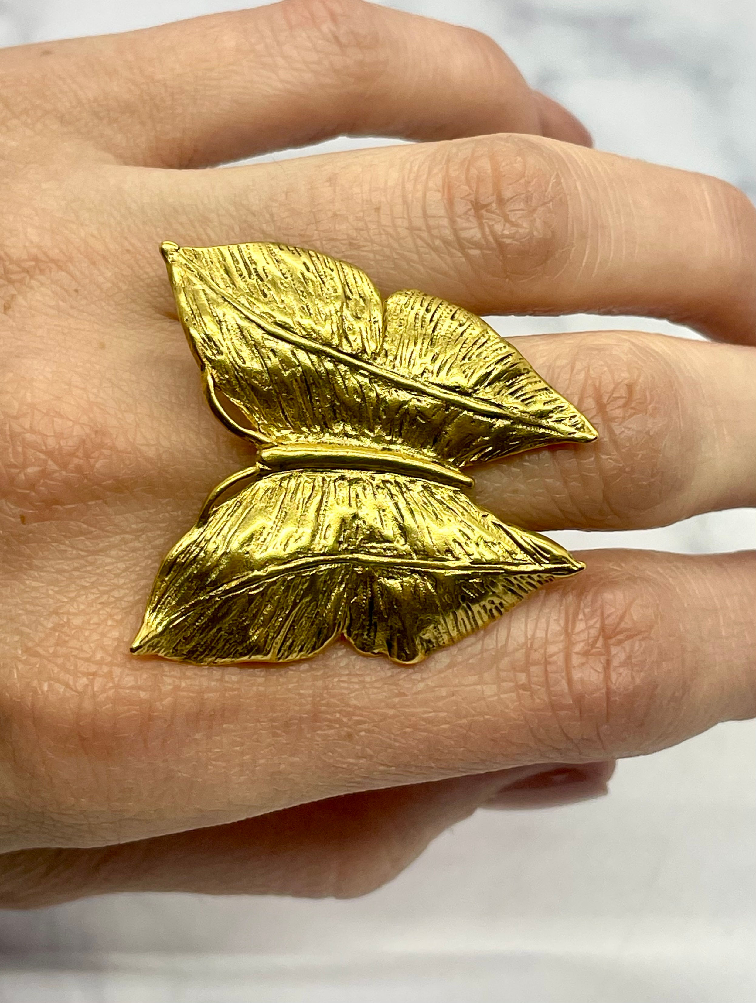 GOOSSENS Paris x Harumi Klossowska de Rola Harumi Butterfly Ring - Pre owned