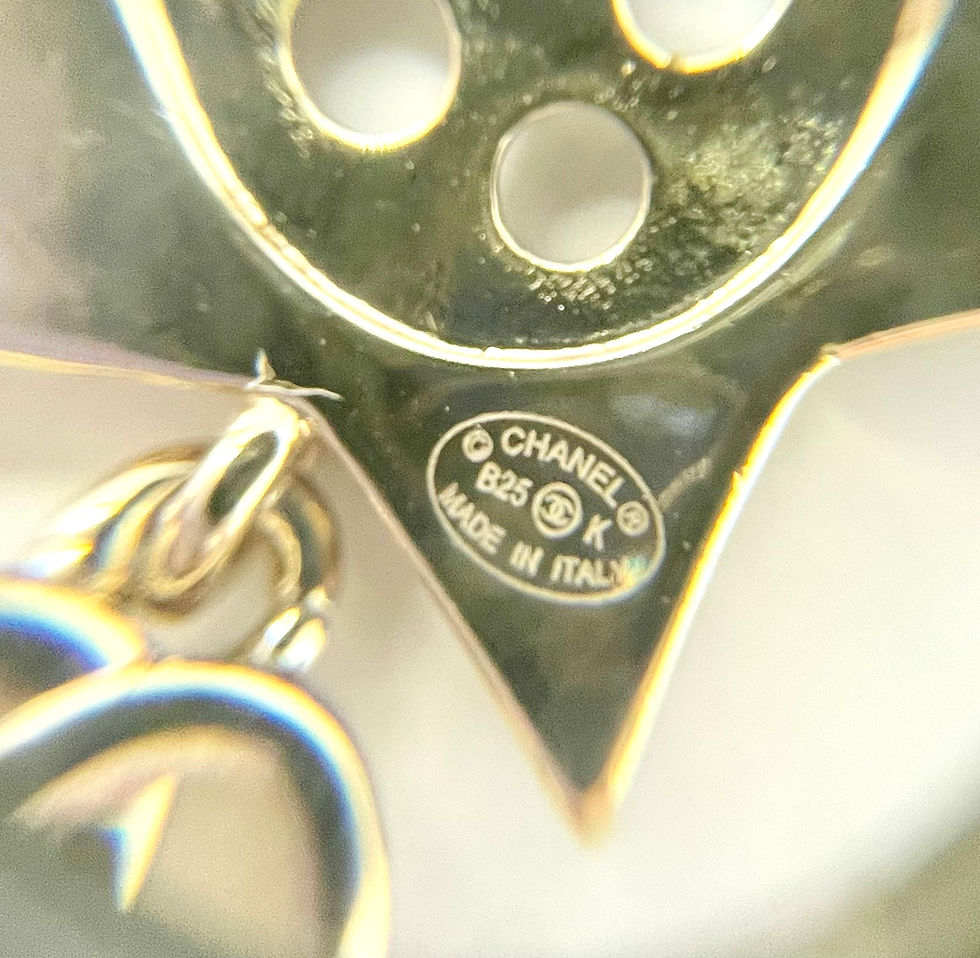 Thumbnail: CHANEL Star Button Earrings  - Pre owned