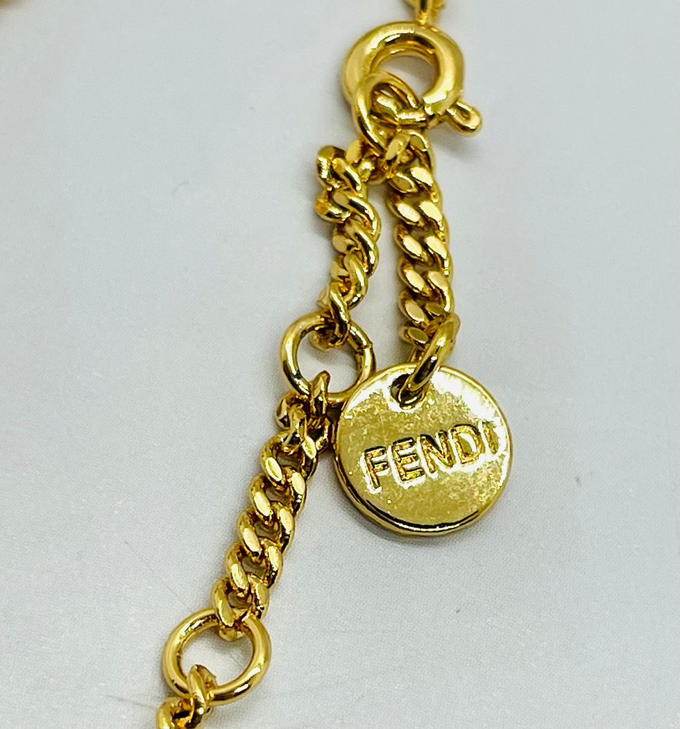 Thumbnail: FENDI FF Key Charm Bracelet - Pre owned