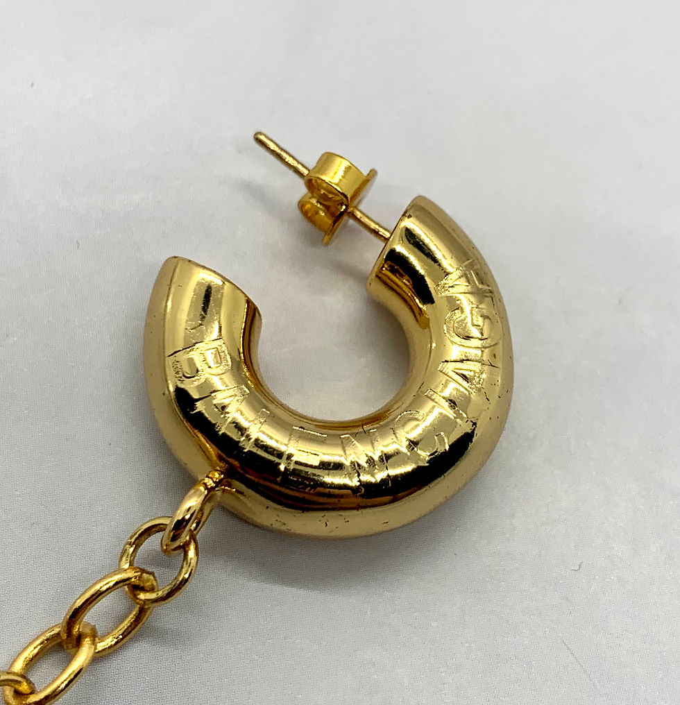 Thumbnail: BALENCIAGA Eiffel Tower Single Earring - Pre owned