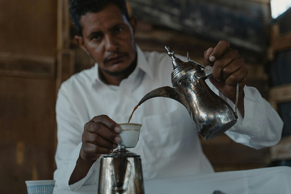 Cérémonie du café avec une Jabana