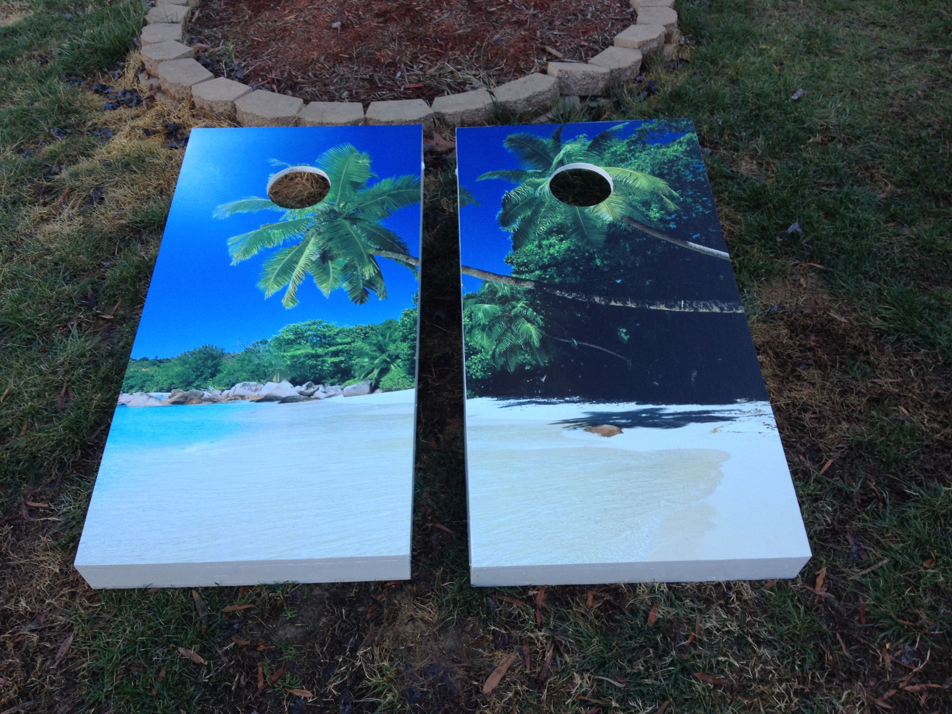 Life at the beach Corn Hole Set