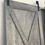 Thumbnail: X Brace Grey washed Rustic Barn Door solid wood