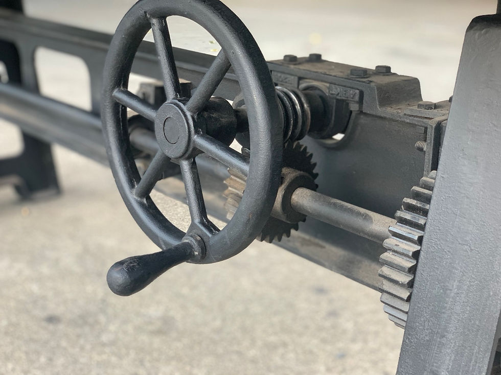 Thumbnail: Blackened steel Crank table