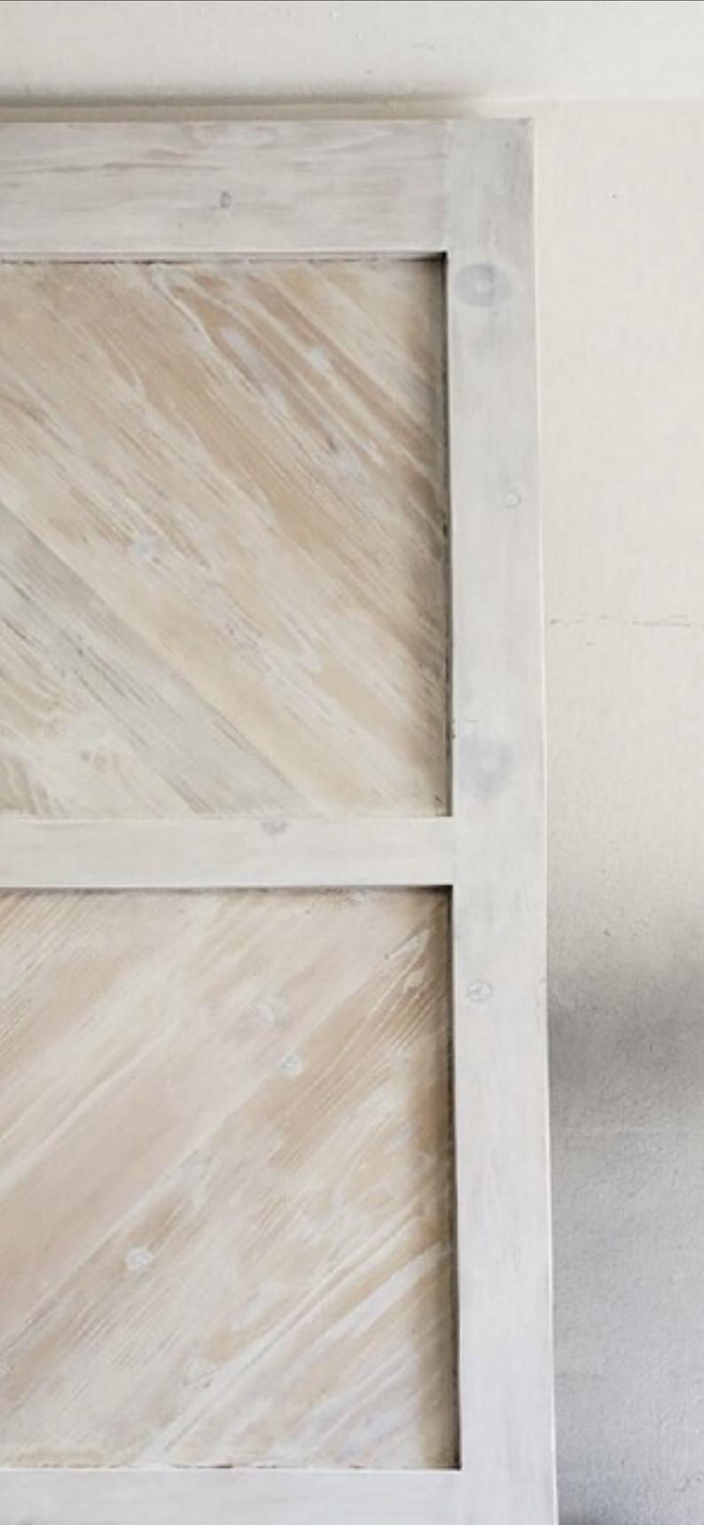Thumbnail: white washed 3-panel Barn Door