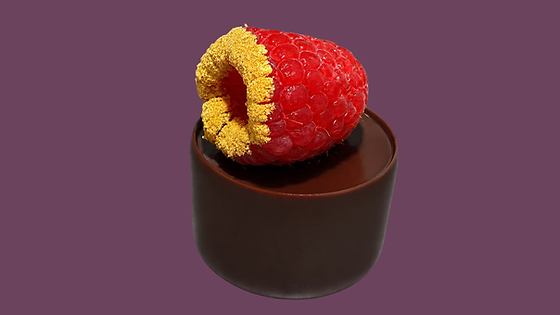 Raspberry chocolate brigadeiro cup (20 units)