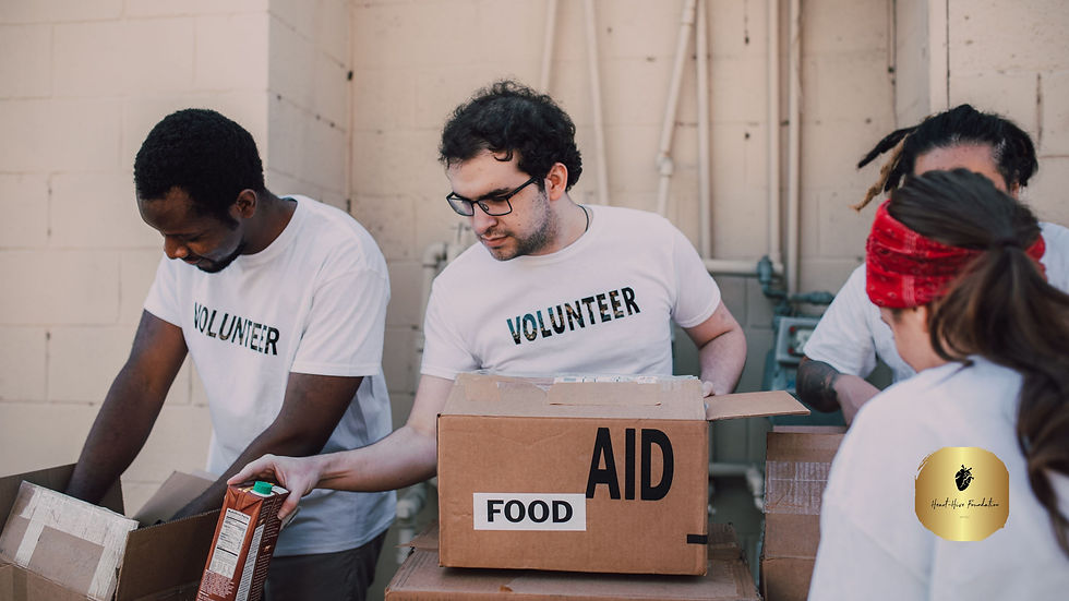 People Donating Goods.