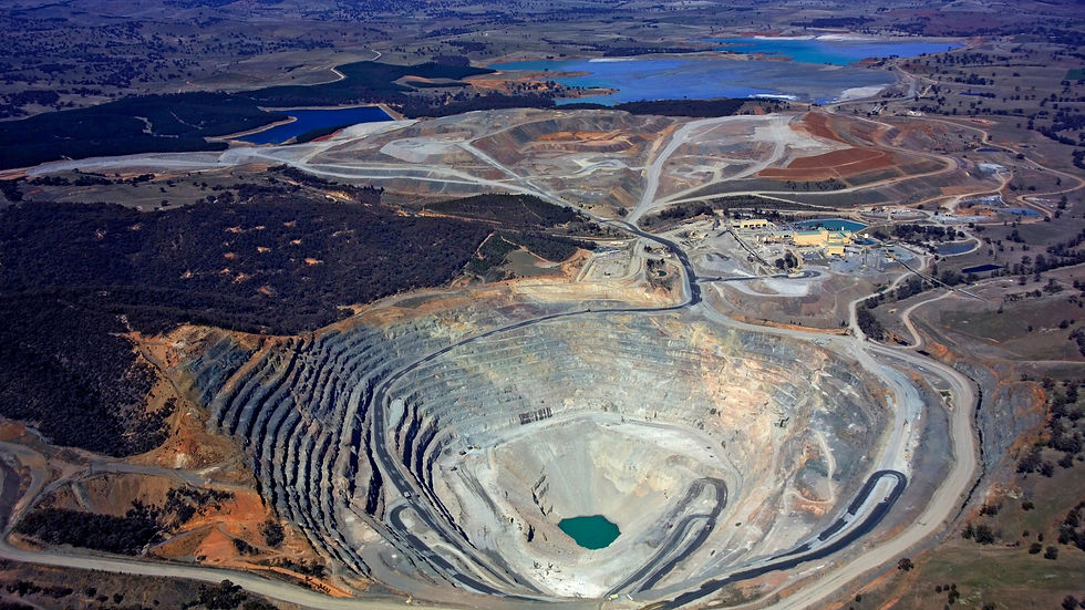 mined area
