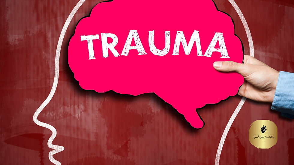 Trauma concept.