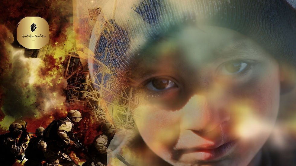 Concept of war and its effects on children.