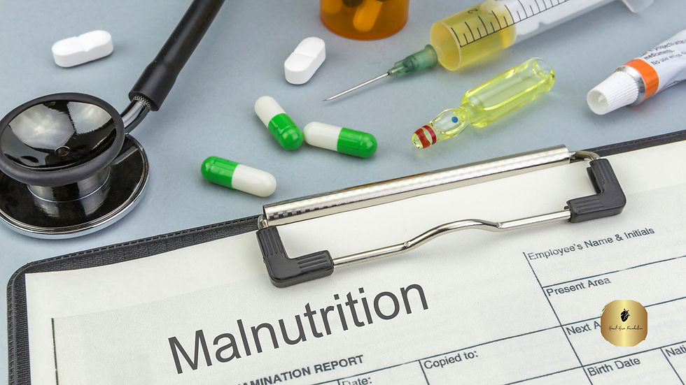 Malnutrition medical concept.