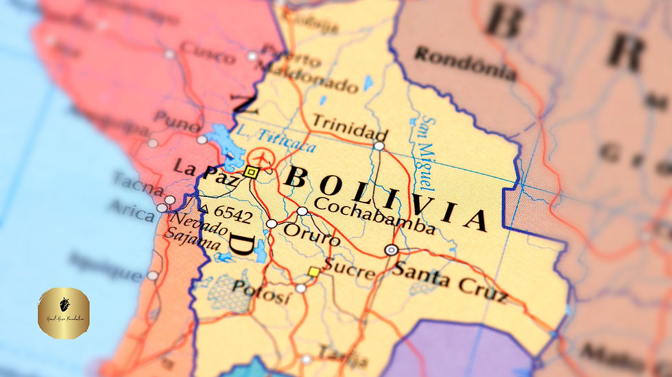 map of Bolivia