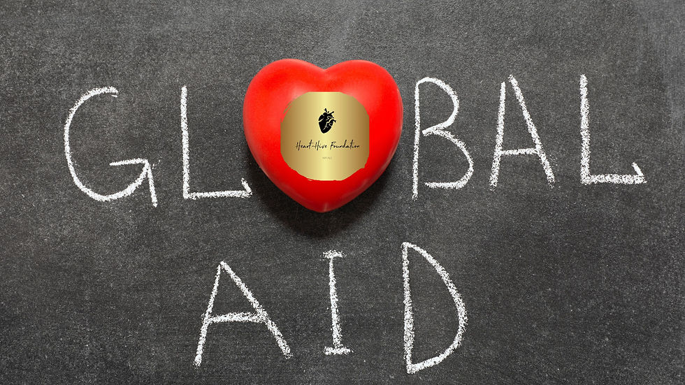 Global aid concept.