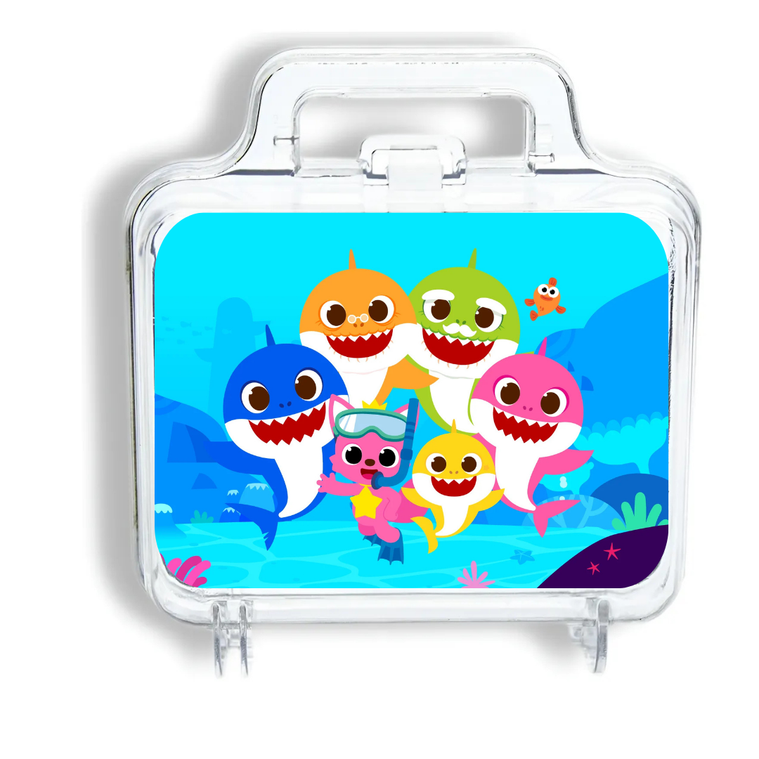 10 MALETAS PERSONALIZADAS TEMA BABY SHARK