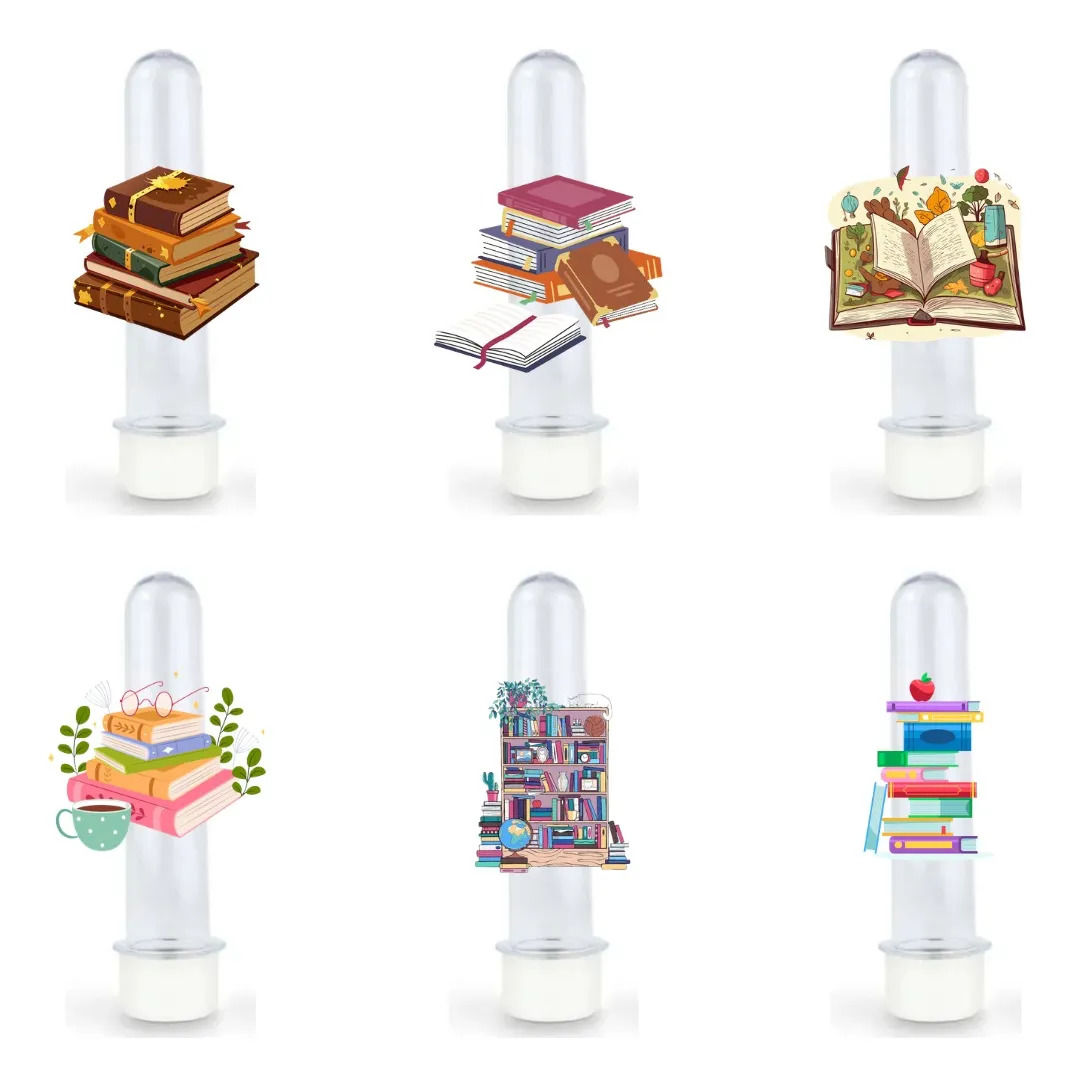 10 Tubetes Personalizados Livros