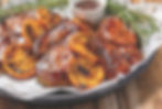 LOMBO AO MOLHO BARBECUE E LARANJAS BRULÊ