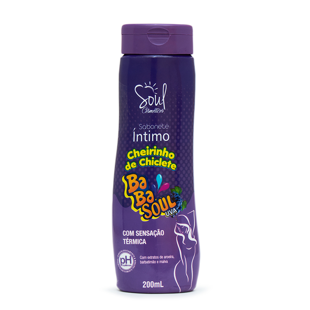 Sabonete Íntimo Uva 200 ml Soul Cosméticos