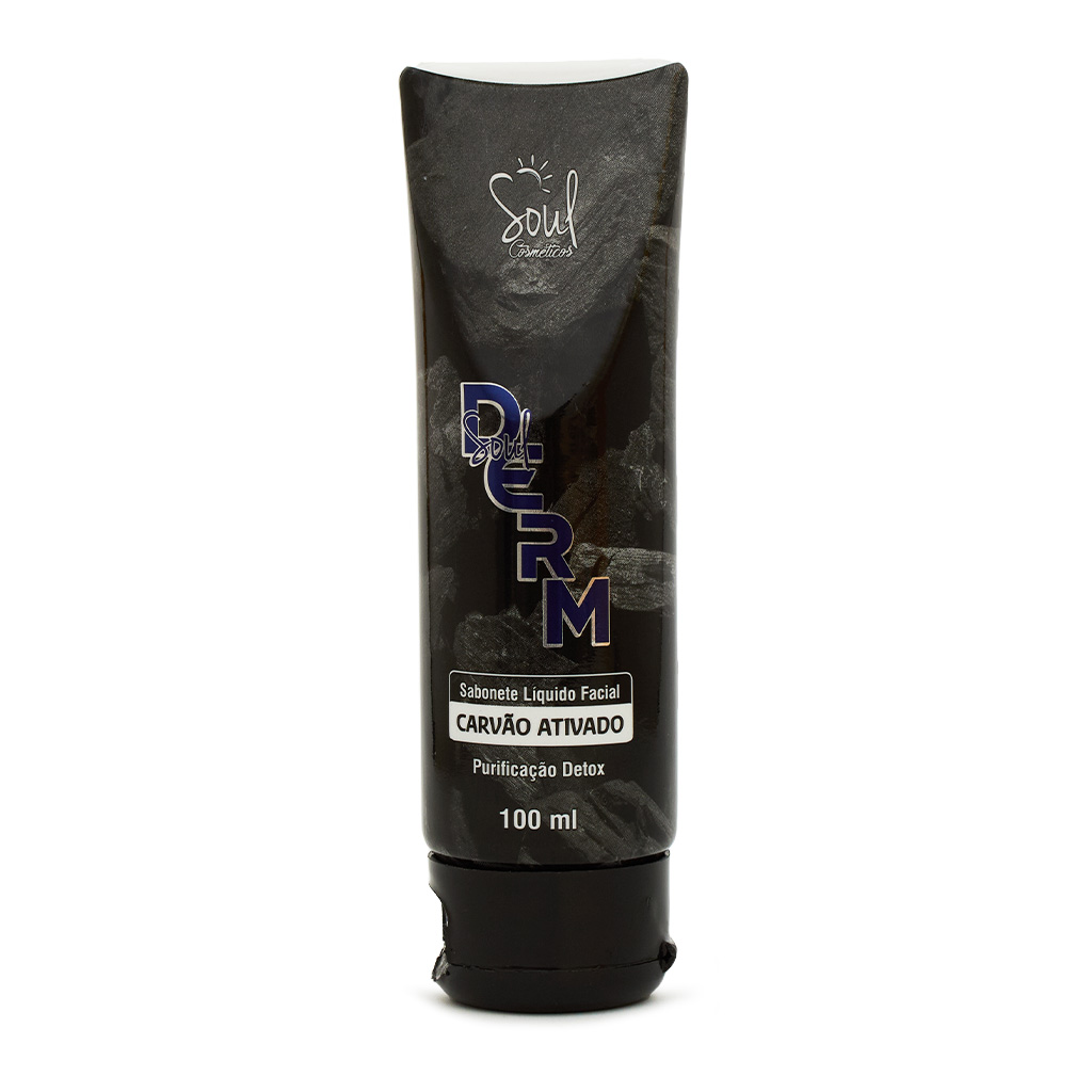Sabonete Facial Carvão Ativado 100 ml Soul Derm