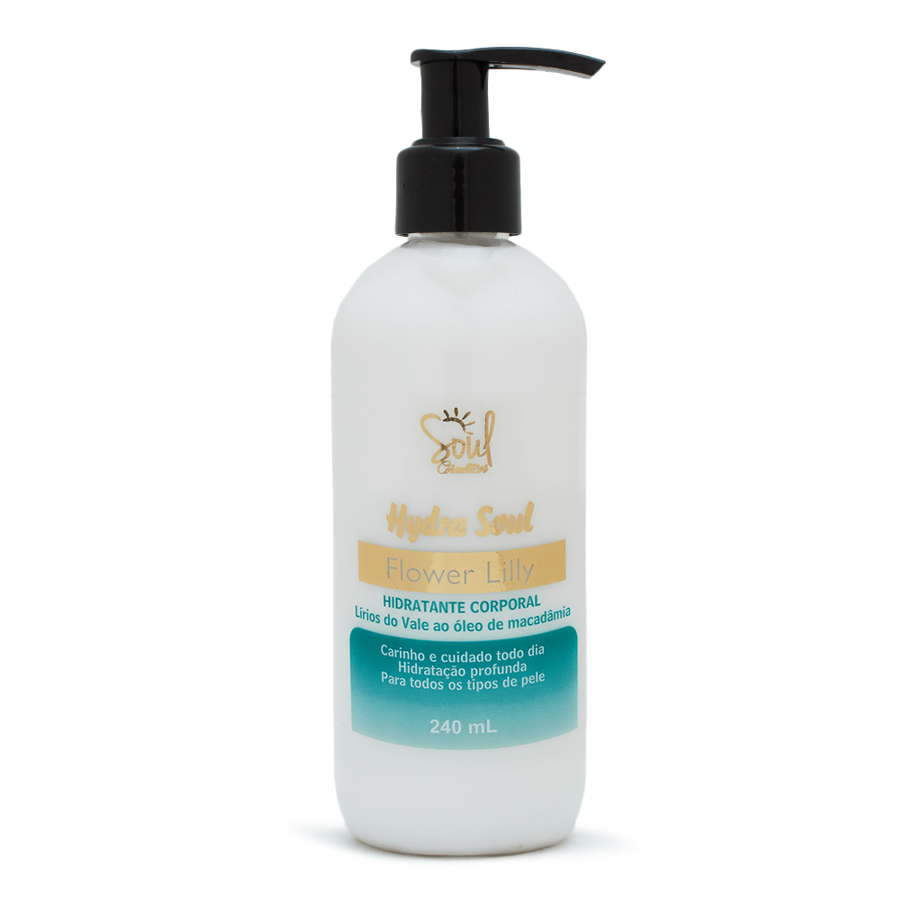 Hidratante Corporal Hydra Soul Flower Lilly 240 ml Soul Cosméticos