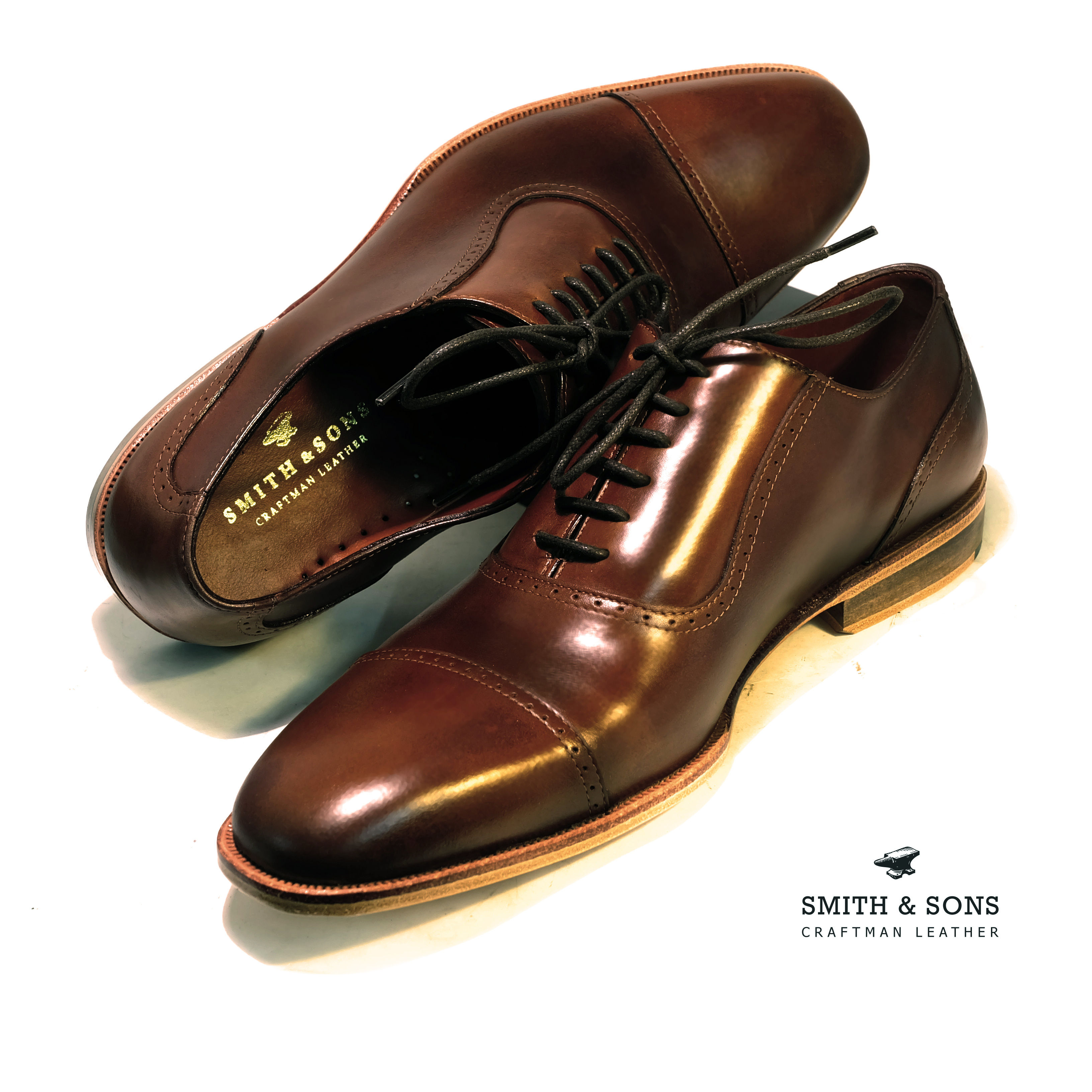 Cap-Toe Oxford - Espresso Full Grain