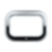 Rectangular Light Bezel With Visor