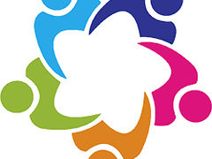 Icon of 4 people intertwined.