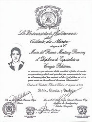 Título Cirugía Pediátrica Rosario