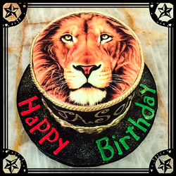 LION CAKE Vanilla Frosting