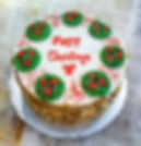Christmas Carrot Cake with walnuts