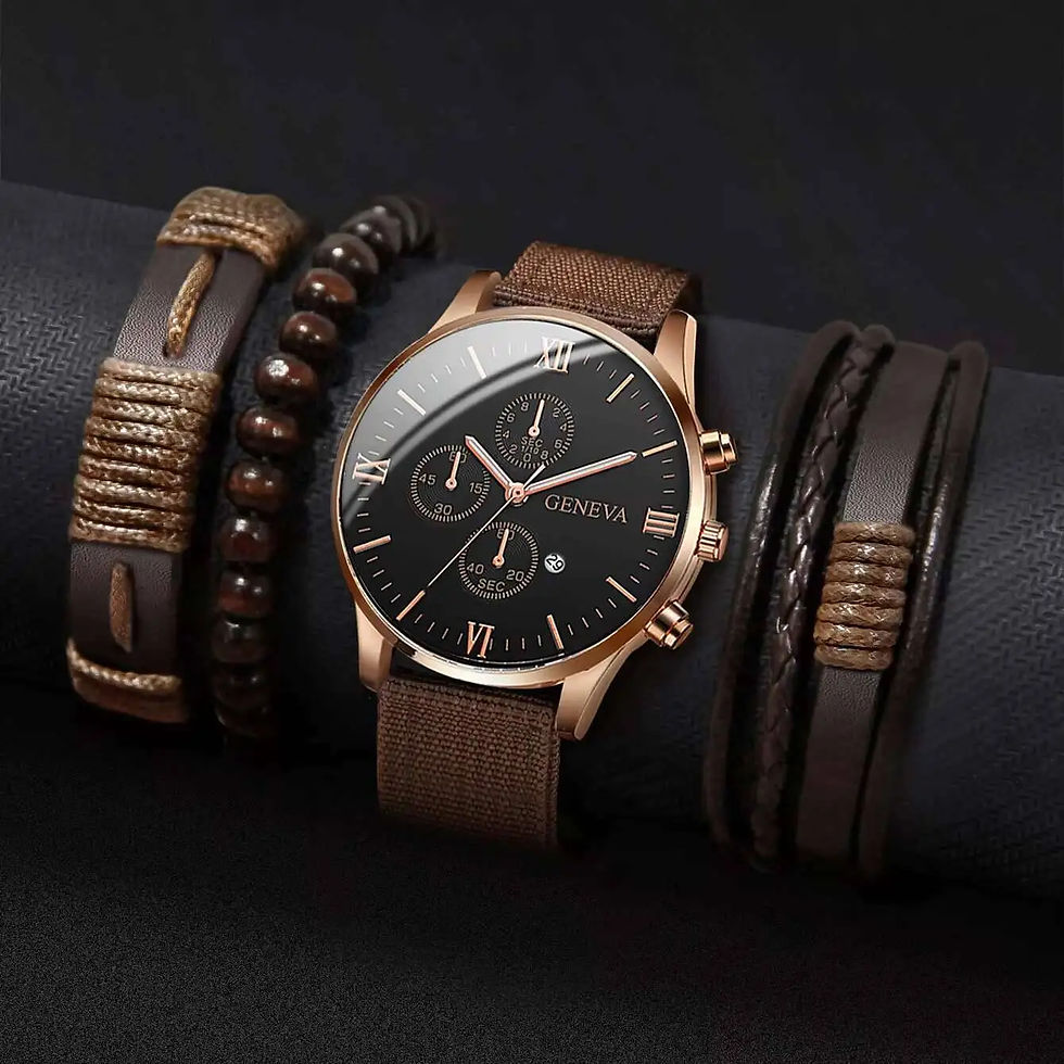 Thumbnail: Casual Watch Bracelet Set