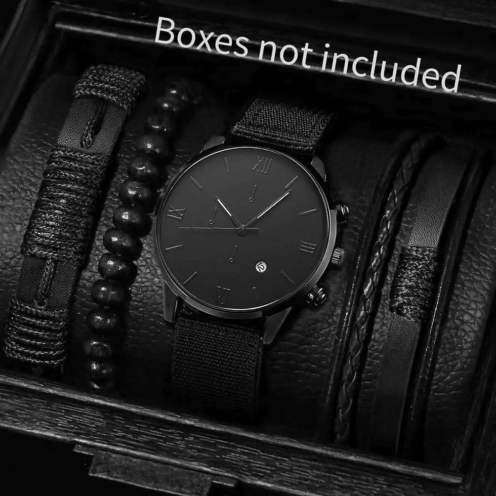 Thumbnail: Casual Watch Bracelet Set