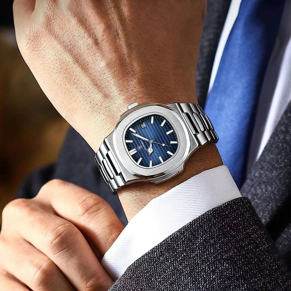 Thumbnail: Square Luxury Men’s Watch