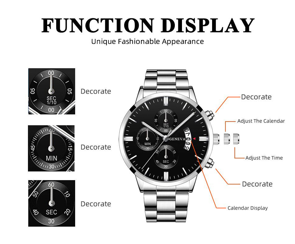 Thumbnail: Luxury Quartz Men’s Watch
