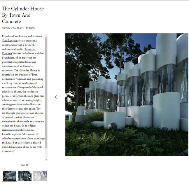 House Cylinder published on Ignant