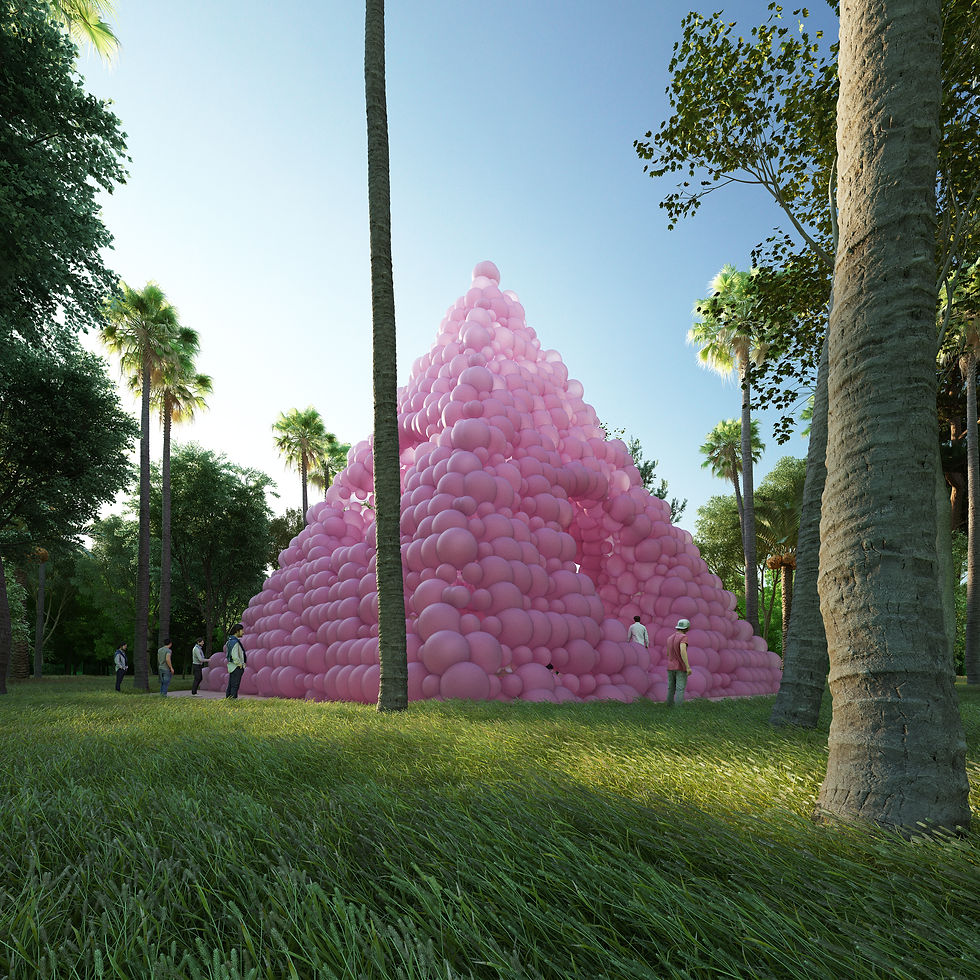 Installation "pyramid"