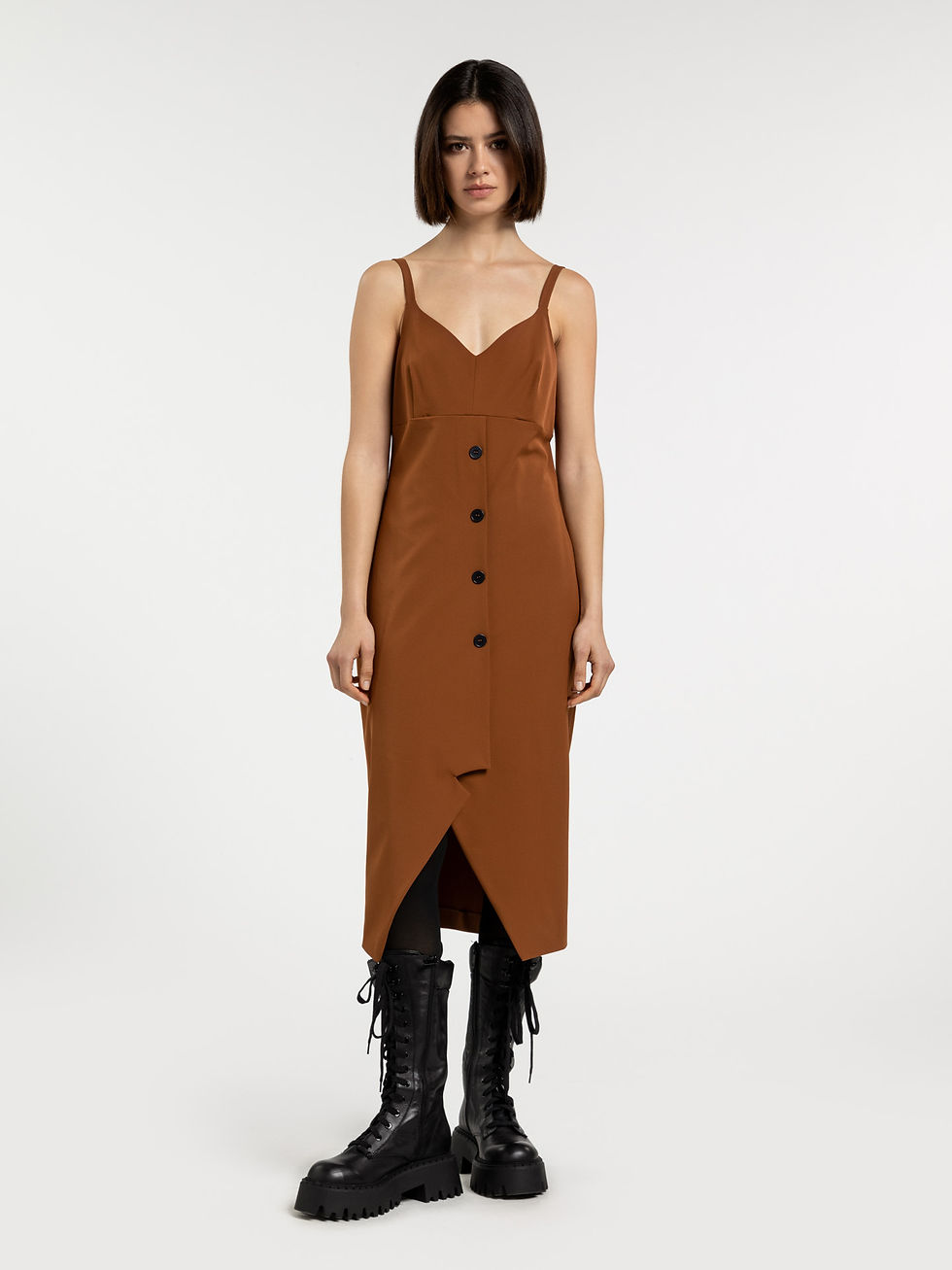 Thumbnail: Blazer-motif midi dress