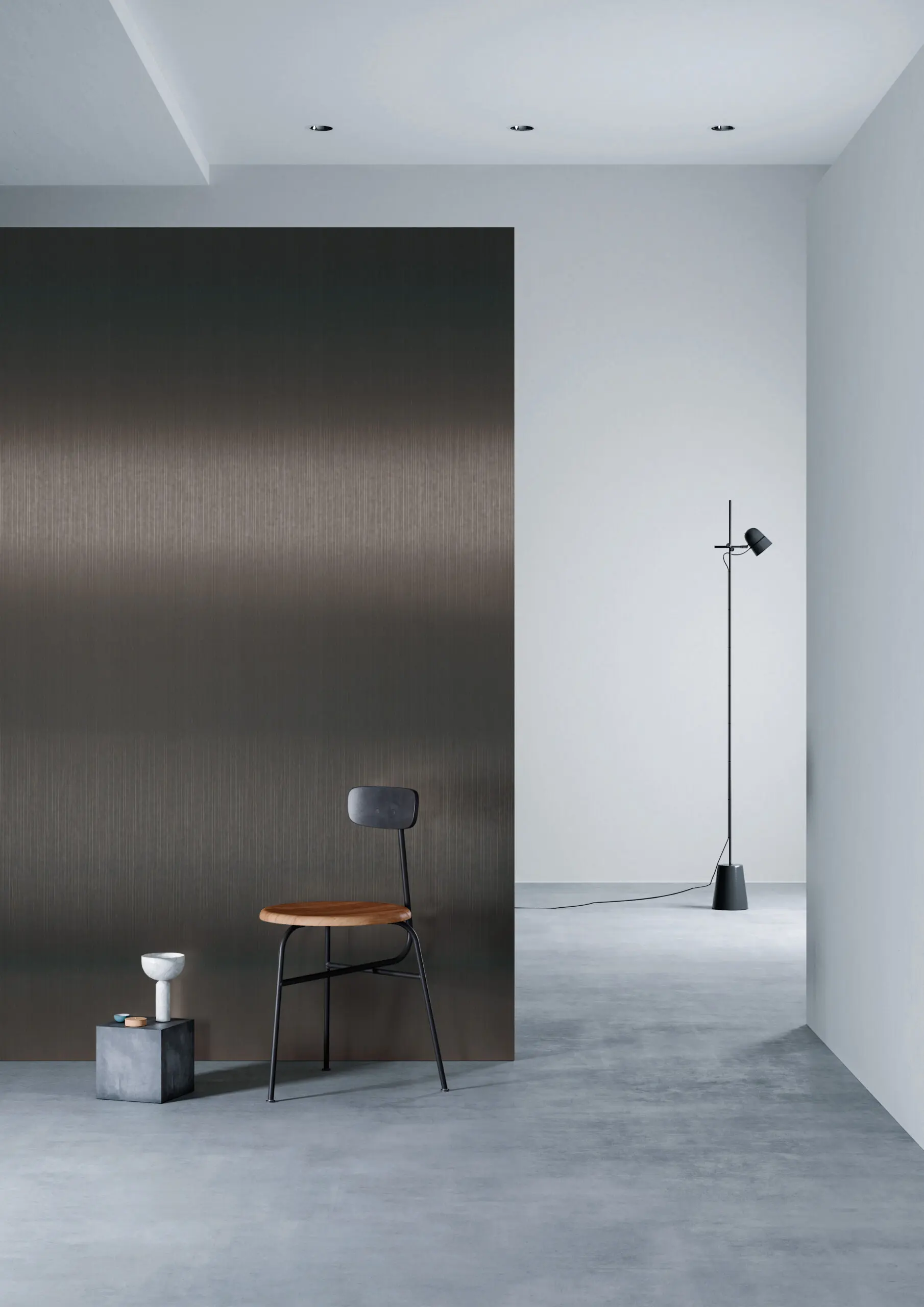 ME-379-Brushed-Dark-Bronze-on-a-wall-scaled