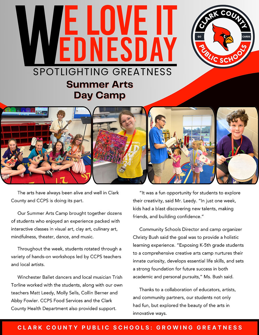 Arts Camp we love it wednesday