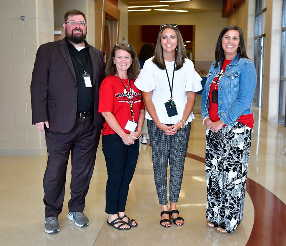 CCPS teacher Tobi Sadler, left, and Instructional Specialist Amber Murphy presented at the Vibrant Learning Cooperative event.