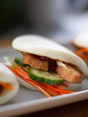 pork bao bun appetizers
