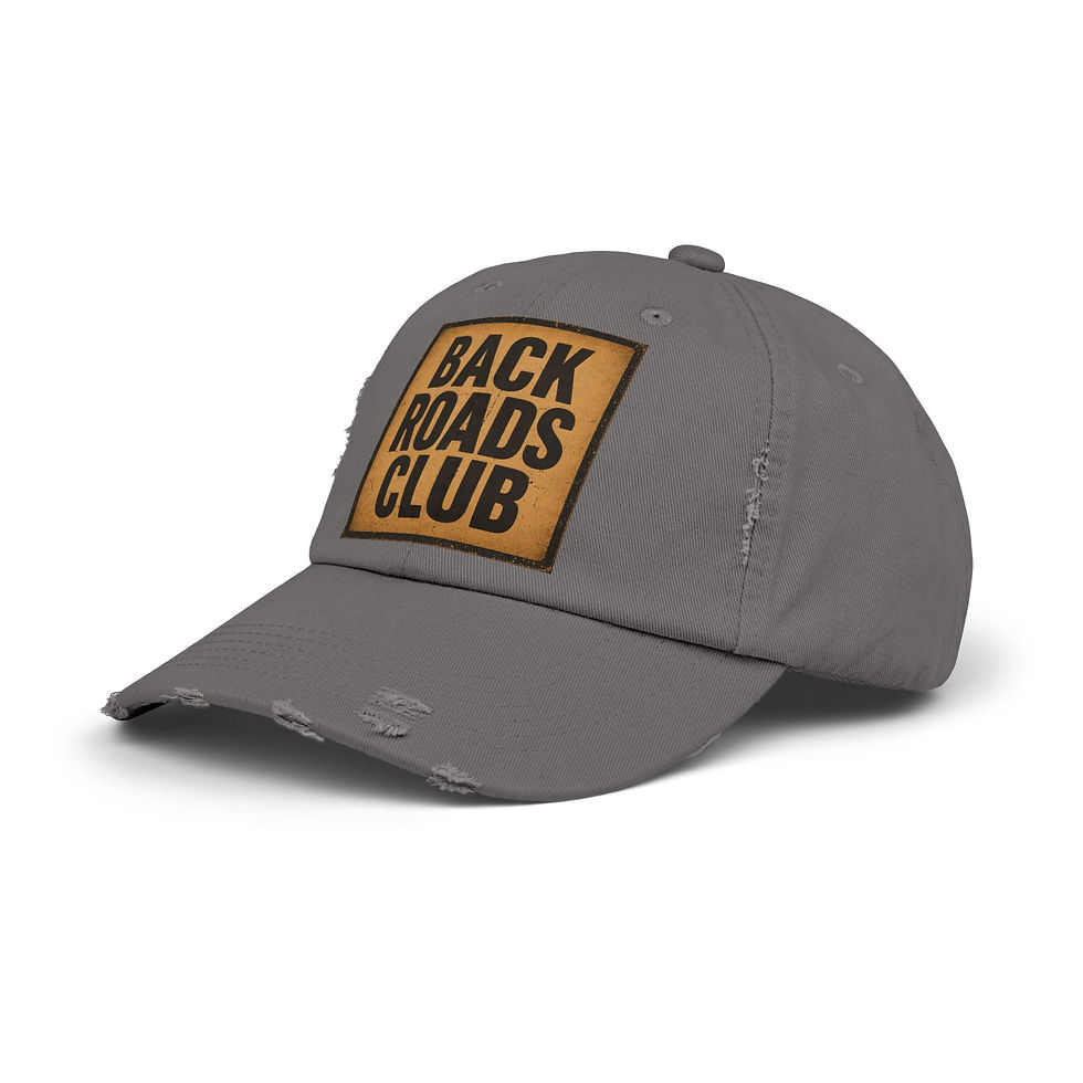 Thumbnail: Back Roads Club Distressed Patch Hat