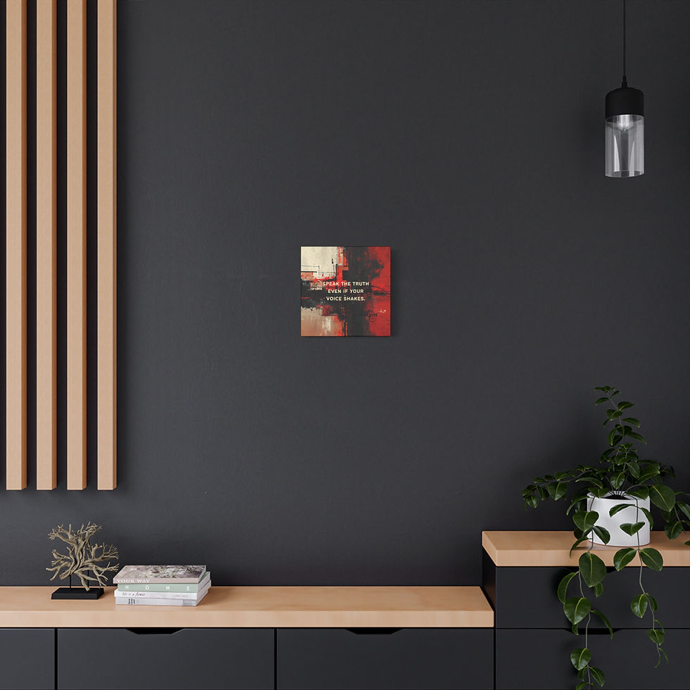 Thumbnail: Even If Your Voice Shakes – Motivational Wall Art