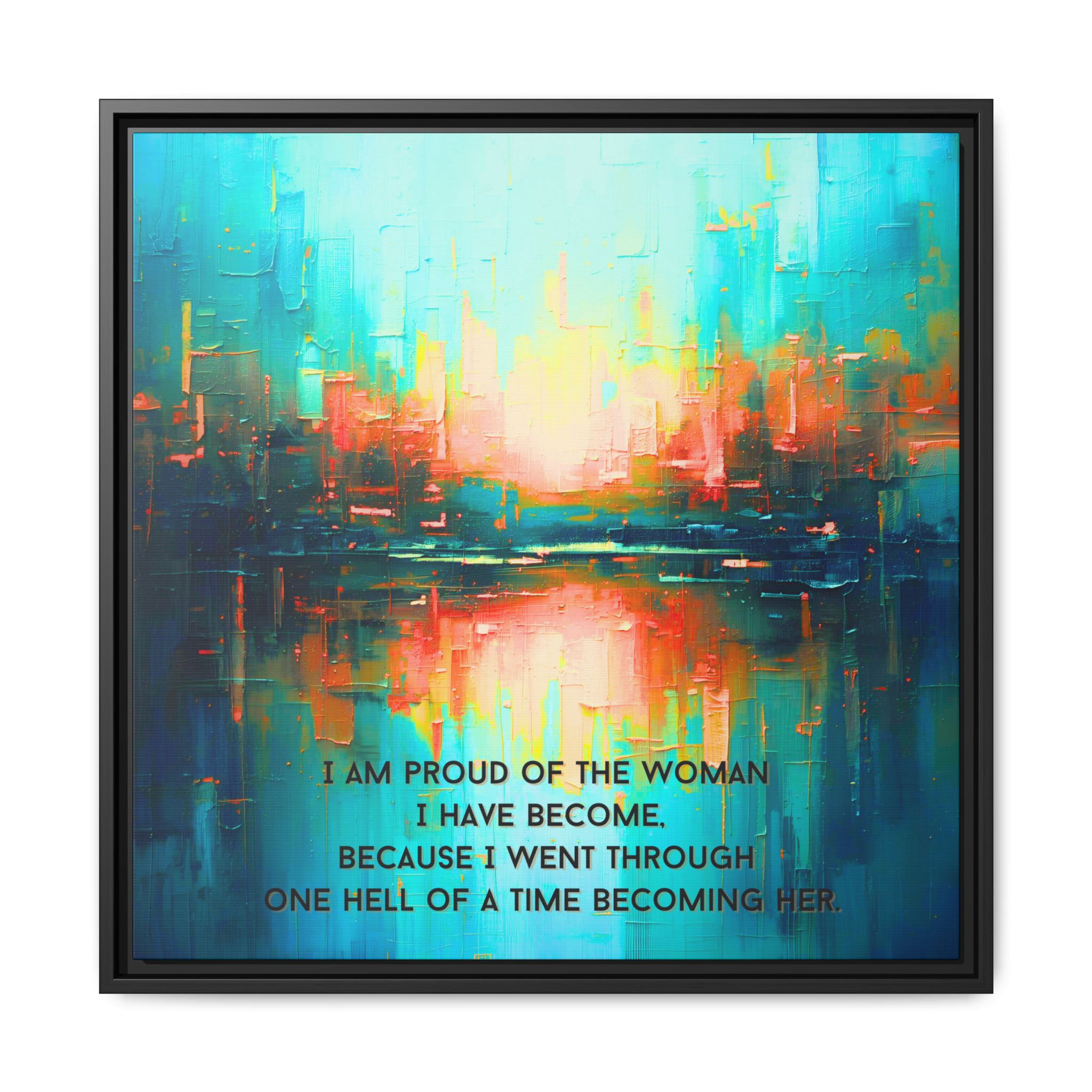 She Emerges- framed abstract art print