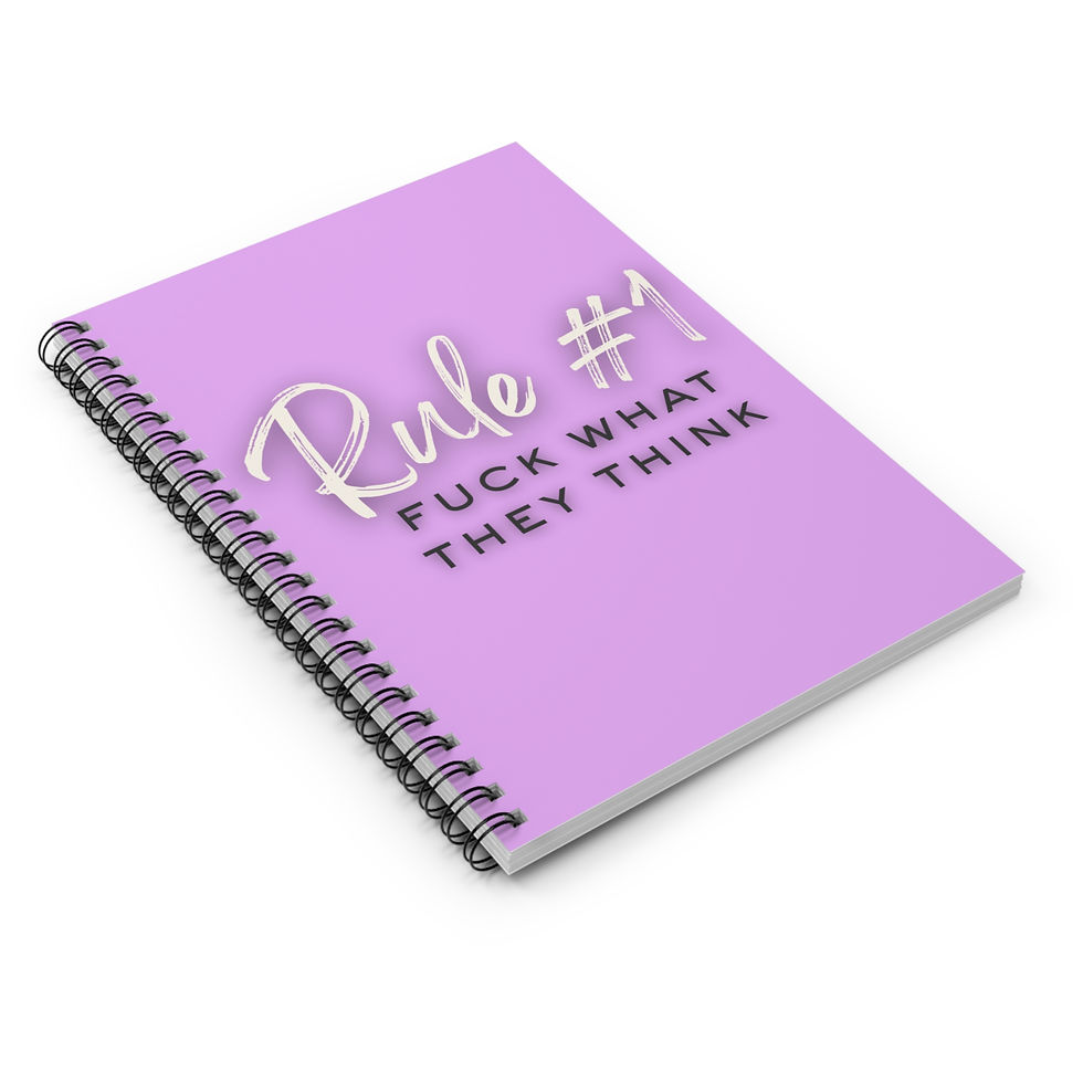 Thumbnail:  "Rule # 1" Inspirational Journal- Spiral Notebook 