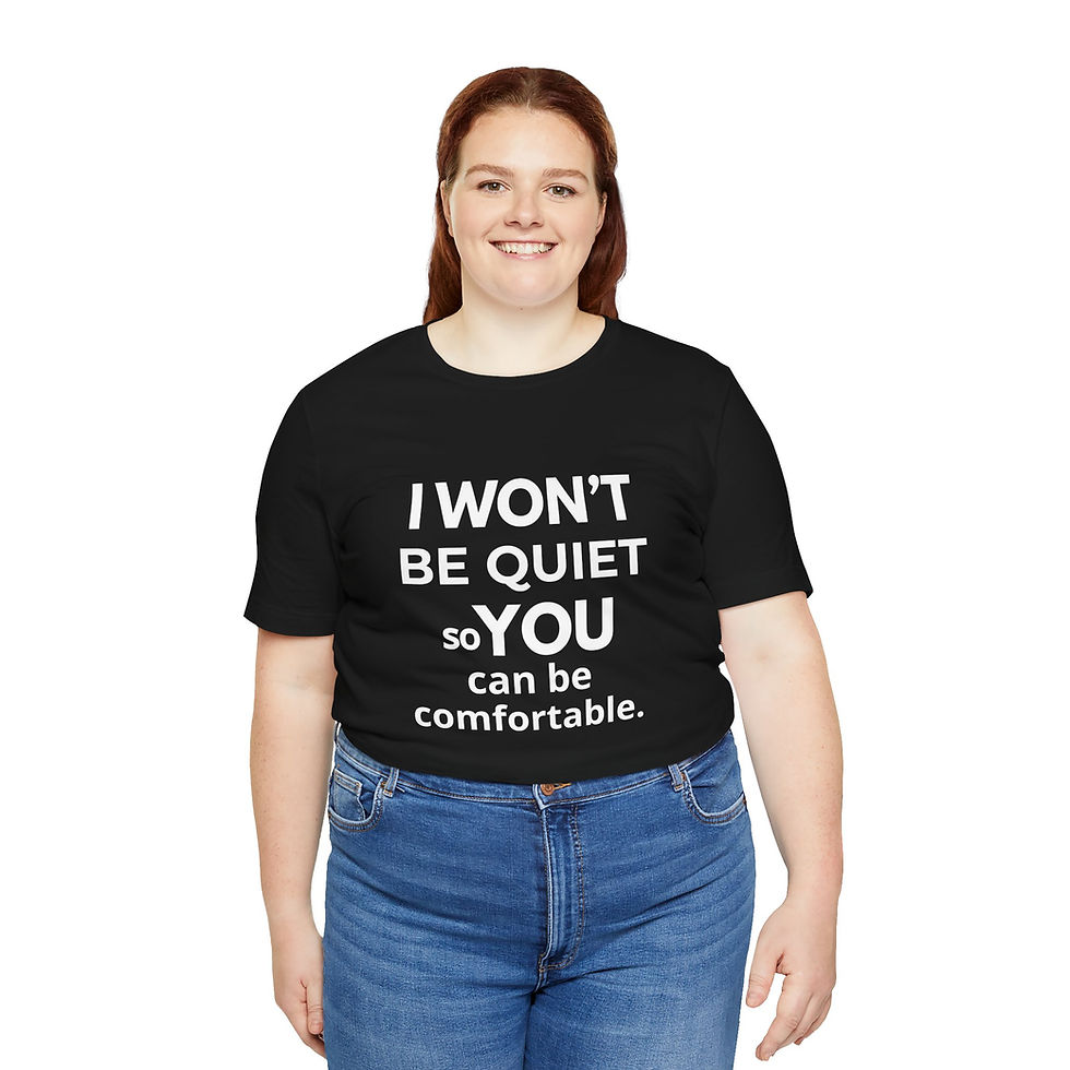 Thumbnail: I WONT BE QUIET T-Shirt / Bold Statement Tee for those reclaiming their voices