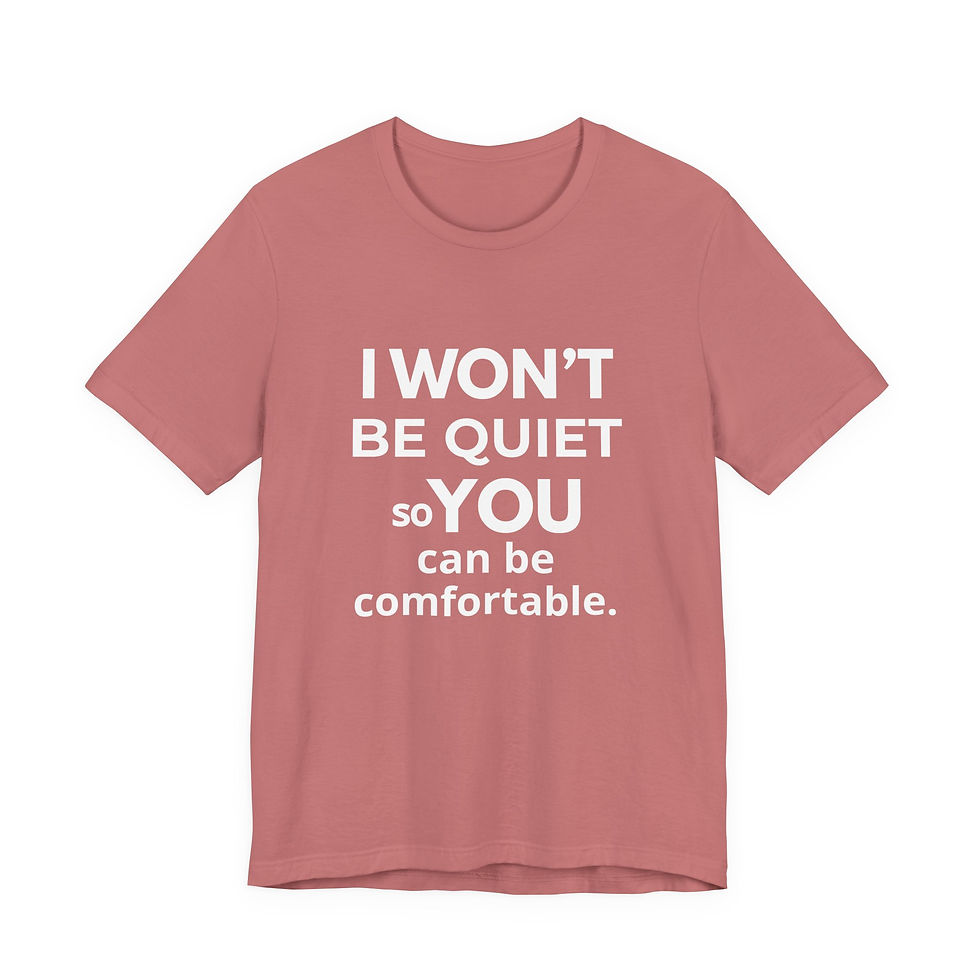 Thumbnail: I WONT BE QUIET T-Shirt / Bold Statement Tee for those reclaiming their voices