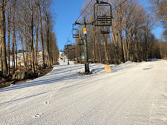 A chairlift at Campgaw Mountian