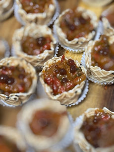 We are catered fancy canapés at Hettich headquarters in Melbourne for industry professionals conference